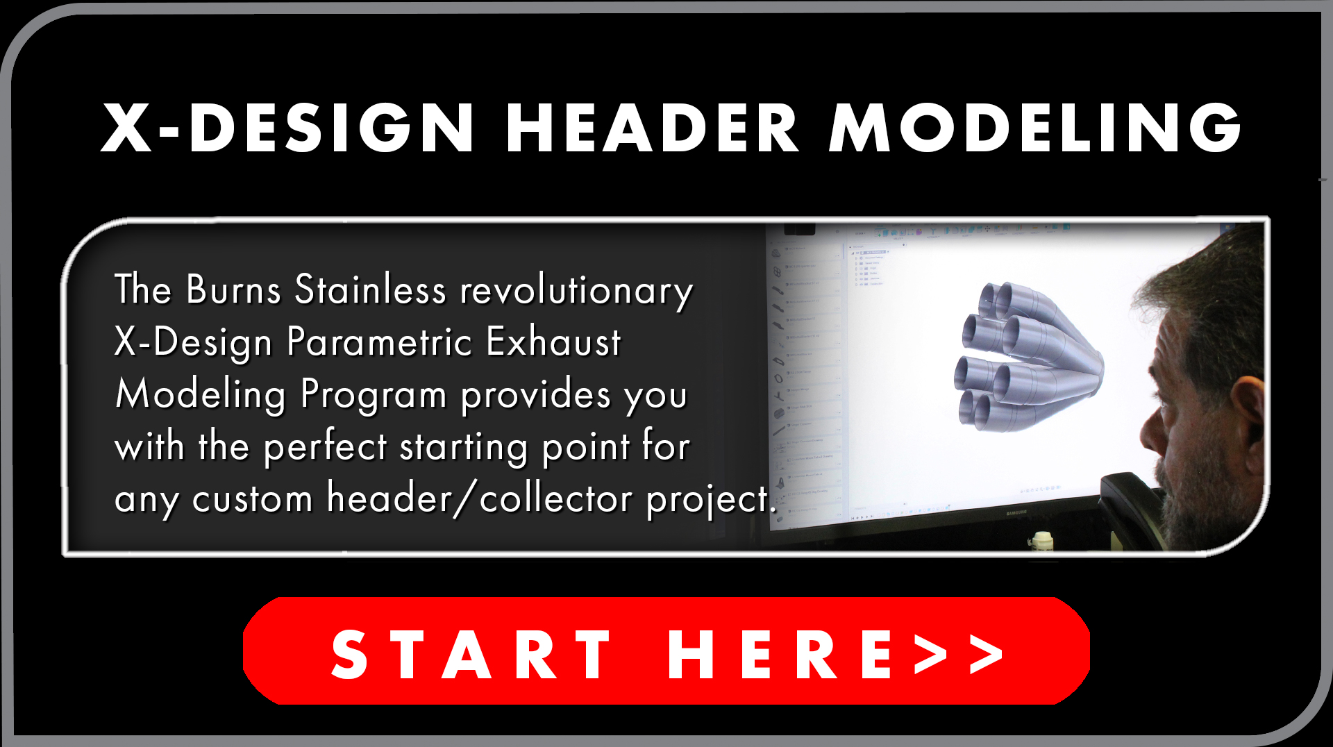 Burns Stainless X-Design Parametric Exhaust Modeling Program